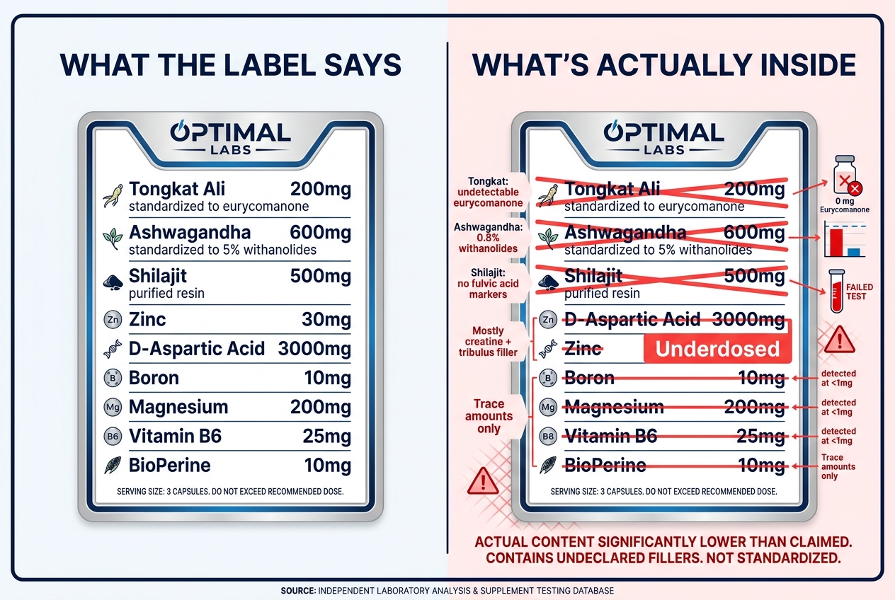 What the label says vs what's actually inside